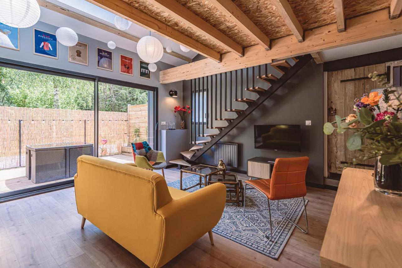 Gîtes Sérénaé avec vue sur rivière Val de Vesle Exterior foto